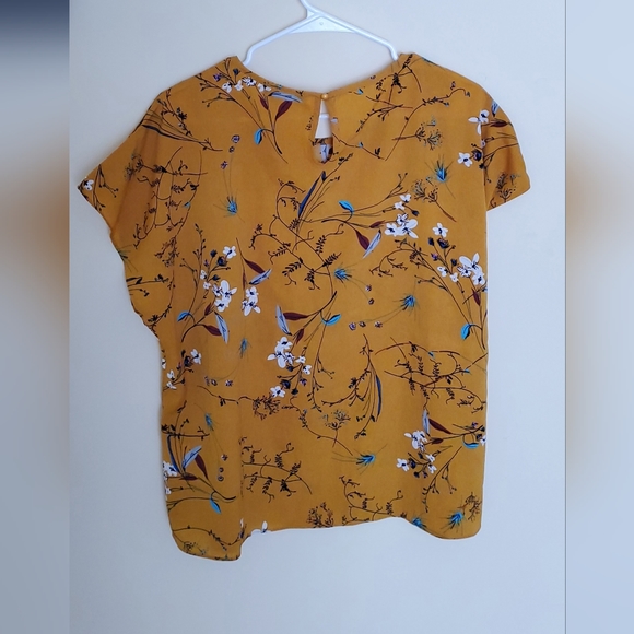 SHEIN Boho All Over Print Round Neck Blouse - Picture 2 of 4